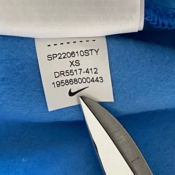 NEW Nike x Hello Kitty NRG Fleece Sweatpants University Blue Unisex XS - Picture 12 of 15